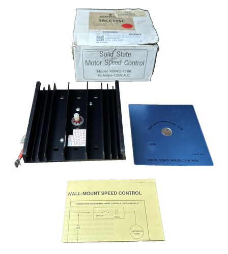 New KBWC-110K Emerson Solid State Motor Speed Control Amp 120V Ships Free - Picture 1 of 4