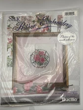 BUCILLA Silk Ribbon Embroidery Kit Flower of the Month- YOU CHOOSE