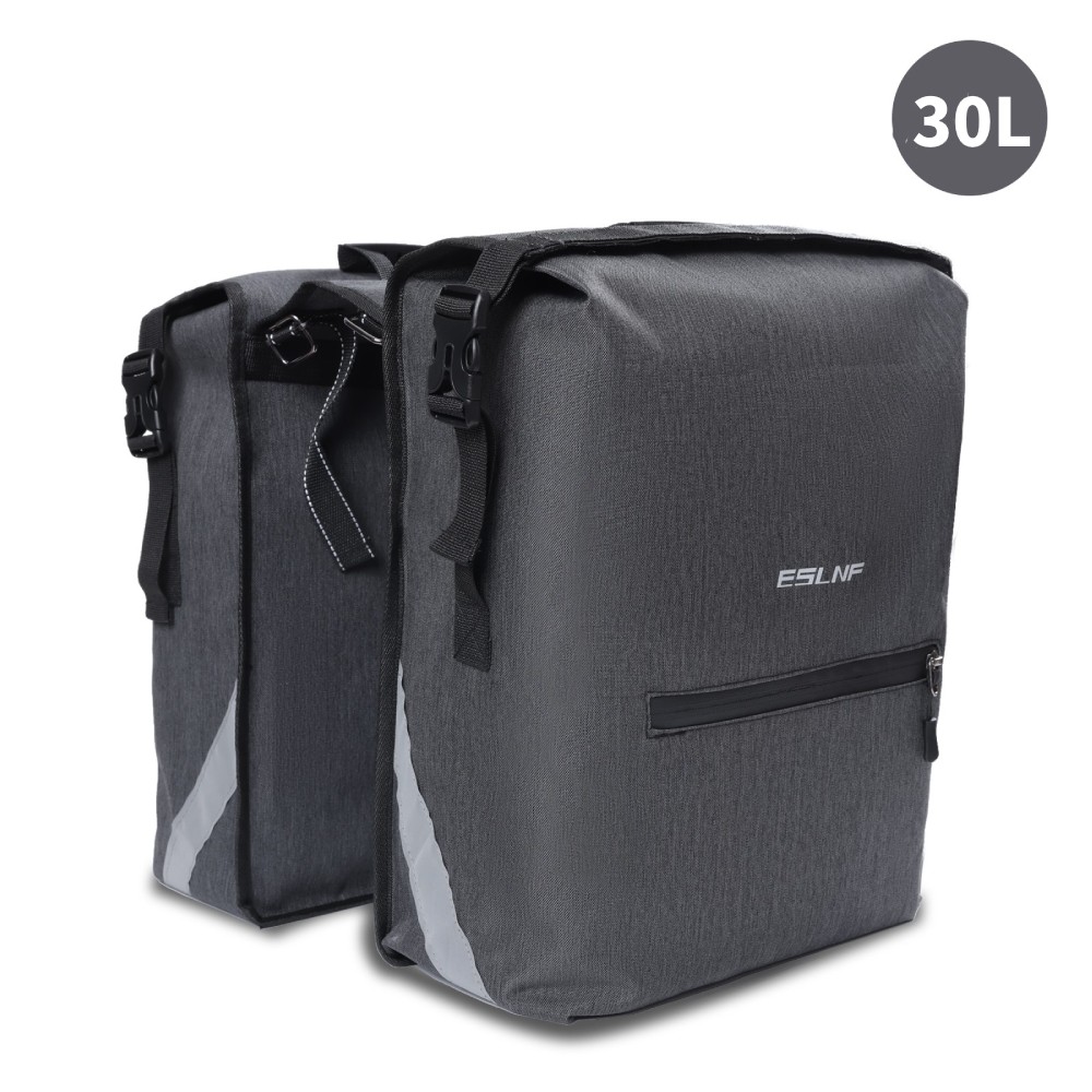 (New with tags) 2PCS 30L Bike Rack Bags Bicycle Saddle Bag Cycling Trunk Large Capacity Seat Bag (21.99 USD)