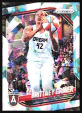 Brittney Griner 2025 Panini Prizm WNBA Ice Prizms #46 Atlanta Dream B85B13