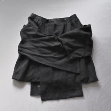 RICK OWENS FW10 Gleam Archive Layered Kimono Bud Skirt skort gray aw10 2010