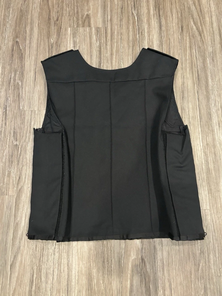 FLYING CROSS FC1000VC LARGE XL EXTERNAL VEST UNIFORM ARMOR CARRIER BLACK - Image 2 of 2