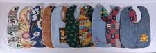 Lot of 10 Handmade Infant Baby Bibs Lot 3