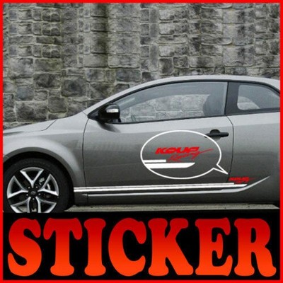 Line Sticker E-Type 2p 1set For 2009 2011 Forte Koup Cerato