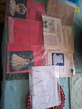 Vintage Doll Clothes making Patterns Lot Of 8