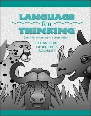 LANGUAGE FOR THINKING GRADES 1-3, BEHAVIORAL OBJECTIVES By Mcgraw Hill BRAND NEW