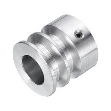 Aluminum Alloy V-Type Pulley 16mm Bore 30mm Outer Dia. Double Groove