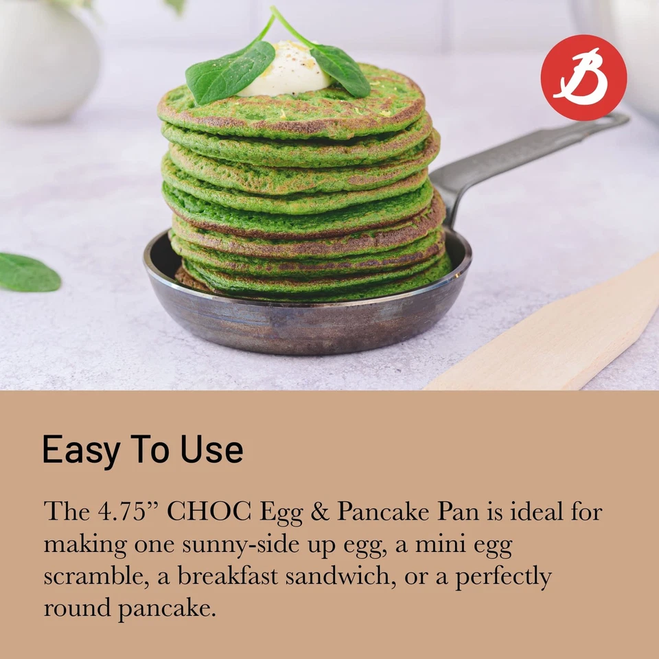 De Buyer - Padella antiaderente Choc per Blinis in alluminio, diametro: 12 6PxI - Immagine 4 di 4