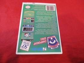 Little League Baseball Championship Series Nintendo NES Vidpro Prmo Display Card