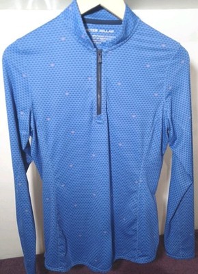 Peter Millar 1/4 Pull Over Long Sleeve Sport Mens Size Small