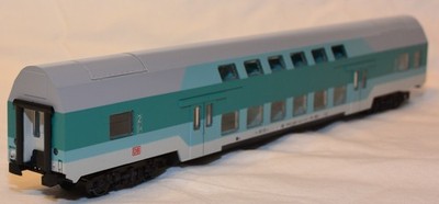 H0 Piko 57680 Doppelstockwagen DBmu748 mint 50 80 25-13 080-0 Versuchslackierung