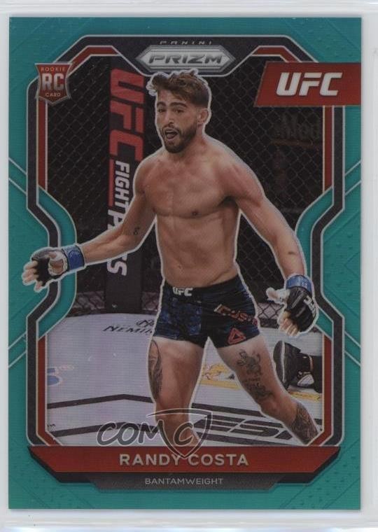 2021 Panini Prizm UFC Teal Prizm 17/49 Randy Costa #89 Rookie RC 13g0