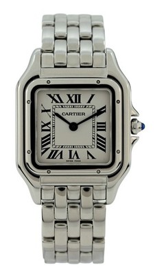 Cartier 27mm Ladies Medium Panthere Stainless Steel 4016 Watch