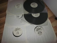 LOT OF 6 RADIO STATION PROMO ROCK CALENDAR VINYL RECORD ALBUMS PETE FORNATALE