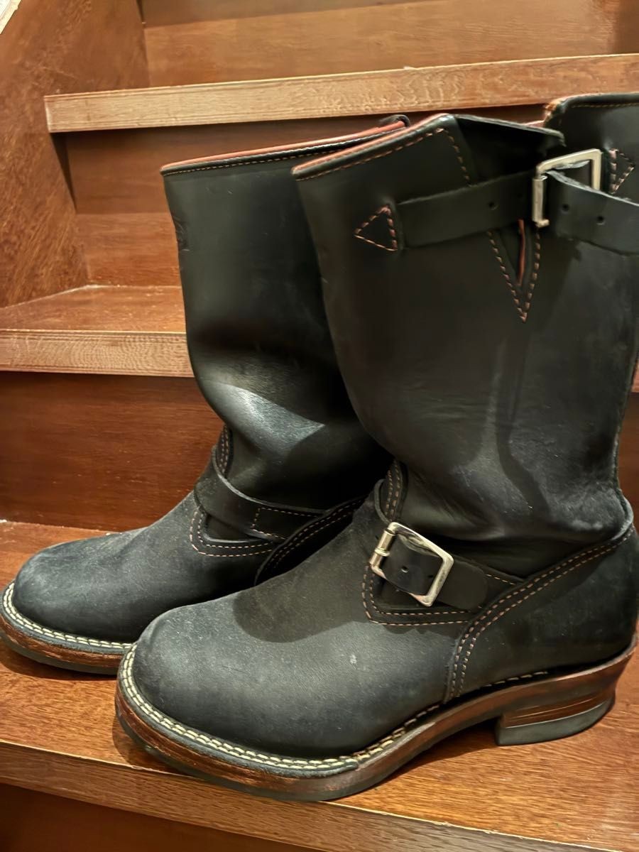 Wesco Boss Engineer Boots Black Mens Work Boots US Size 10 Excellent Condition image 2