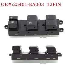 FOR 05-12 NISSAN XTERRA FRONTIER CREW CAB DRIVER SIDE MASTER POWER WINDOW SWITCH
