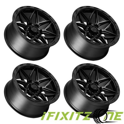 Lock Off-Road MATRIX 22X10 8X180 -18mm Matte Black Wheel Rim 22'' Inch (SET OF 4)