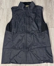 Smartwool Vest Mens Black Merino Sport Ultra Light Wool Windbreaker Sz Large New