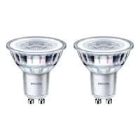 Philips GU10 Led Reflektor Lampe 3.5W=35W Warmweiß Leuchtmittel 2700K Spot 2ER