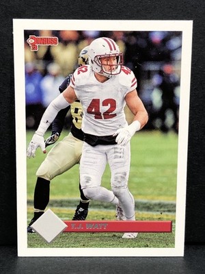 T.J. Watt 2023 Panini Chronicles Donruss D. P. Retro Throwback #22 - Steelers