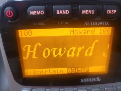Sirius Audiovox SIRPNP2 Radio Receiver ONLY -Activated HOWARD STERN