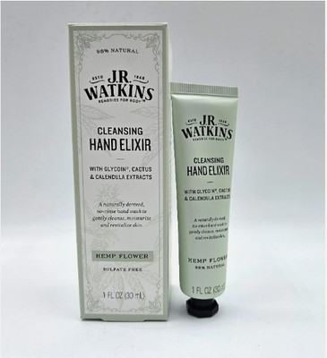 JR WATKINS CLEANSING HAND ELIXIR, H FLOWER