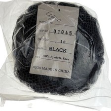 Dollspart Black 100 Synthetic Fiber Doll Hair Wig Cap 10 01045 Very Curly