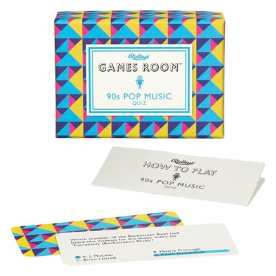 Ridley's Games Room   90's Pop Music Quiz   Trivia Game   Good Mix of Questions