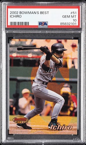 2002 Bowman's Best Ichiro [Gold] #51 card