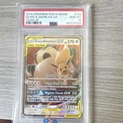 Pokémon Eevee & Snorlax GX 120/181 Sm-Team Up Ultra Rare Holo PSA 10 English