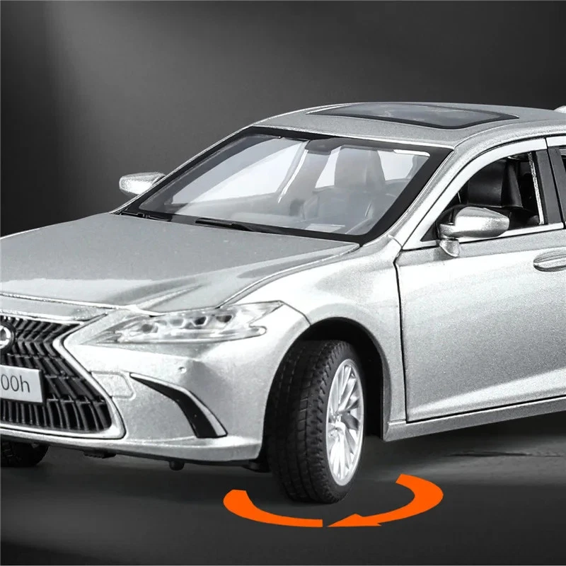 1:24 Lexus ES300h Alloy Car Model Diecasts Metal Luxy Vehicle Sound and Light - Image 4 of 4
