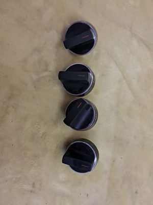 OEM Tappan Stove Black Knob (Set of 4) 5303209616 3205135 5303269633 358S058P