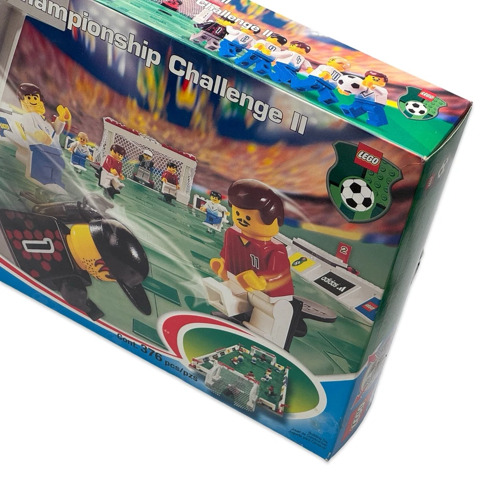 LEGO 3420 Championship Challenge II Juego de Campo de Fútbol Adidas Minifiguras Foto 4 de 4