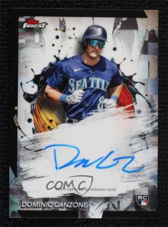 2024 Topps Finest Finest Auto Dominic Canzone #FA-DCAN Auto 8k4