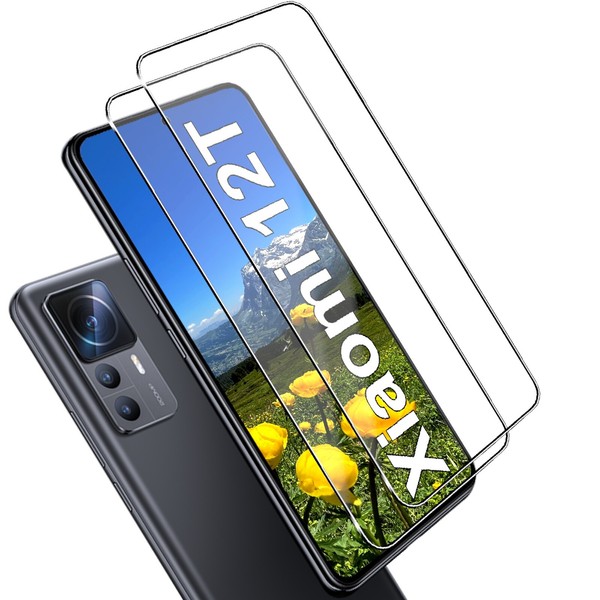 FüR Xiaomi 12T Echt Glas Display Schutz Panzerfolie Displayschutz Schutzglas -2X-image