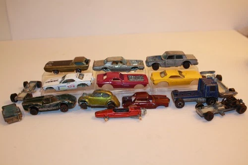 15 Vintage 1960's-1970's Hot Wheels Redline Car & Truck Parts and Pieces
