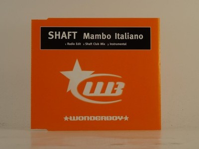 SHAFT MAMBO ITALIANO (E13) 3 Track Promo CD Single including Picture Sleeve WOND