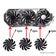 Cooling Fan 2 Pin/3 Pin 75MM Graphics Card Cooling Fan for Gigabyte GTX 970 ZSD