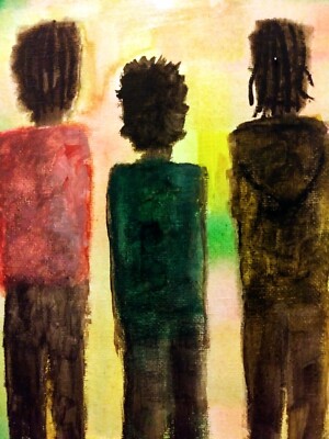 Original 20x24''  Gallery Wrapped Canvas Reproduction:- '' Quality Time''