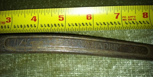 Vintage Barcalo Buffalo Doppia Offset 5/8"" X 11/16"" Chiave Forgiata 10"" U.S.A. - Foto 7 di 8