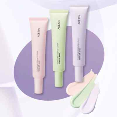 AGE20s Signature Essence Cover Tone Up Base 40ml, Make-up, KBeauty, sample