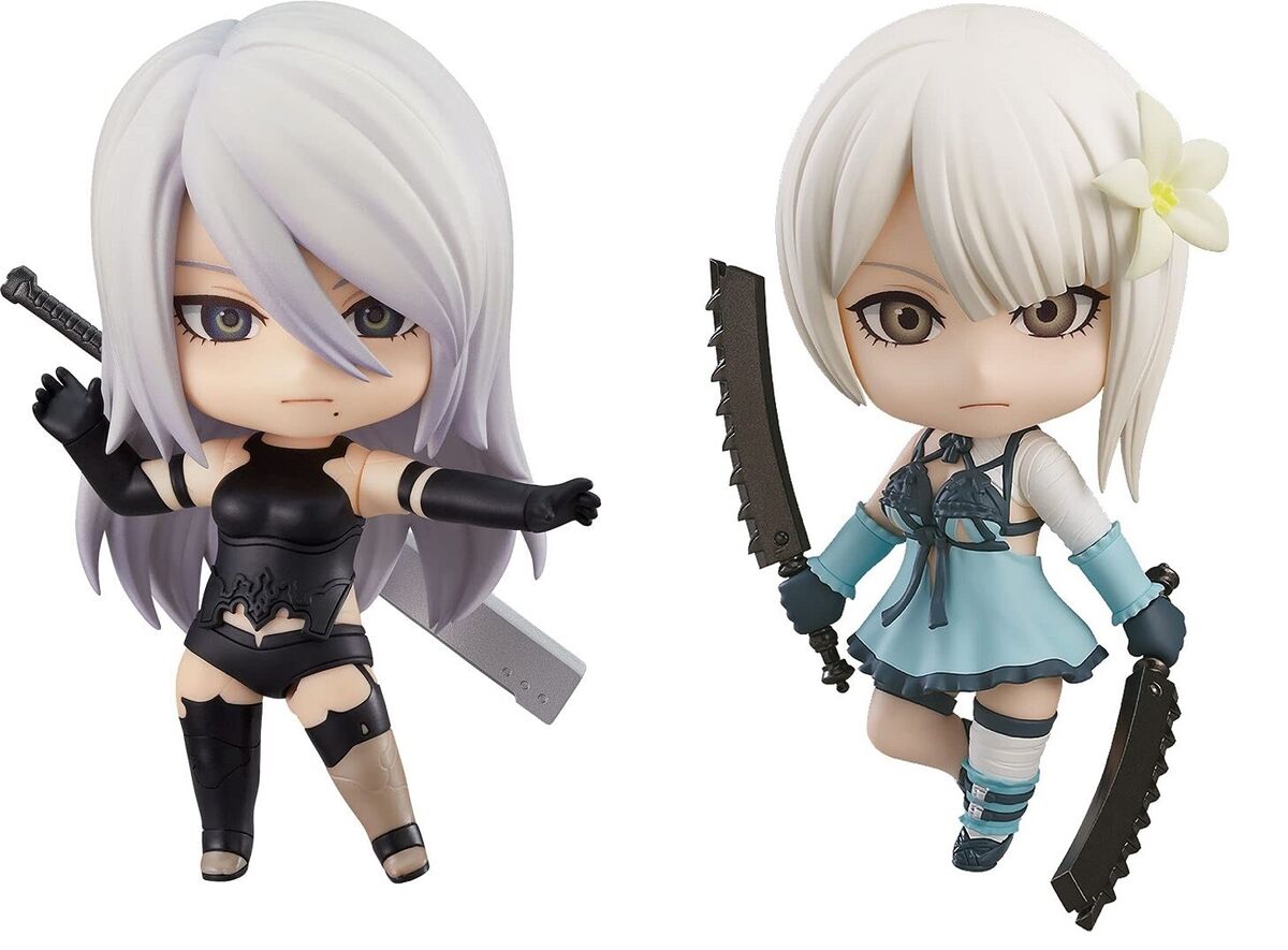 Nendoroid NieR Replicant figure Automata A2 & Kine Japan ABS&PVC F