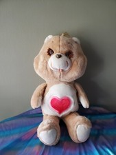 Vintage 1983 Kenner Care Bears TENDERHEART BEAR 13" Plush Stuffed Toy
