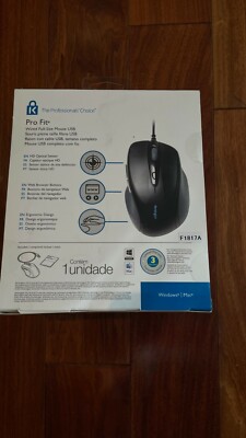 Kensington 72369 Pro Fit Wired Mouse USB - Black 85896723691| eBay