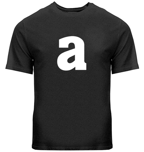 Buchstabe A Alphabet Unisex Herren Damen Tee T-Shirt cool Geschenk Shirts Freizeit Gr. S ~ 3XL - Bild 4 von 32