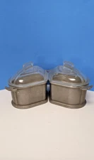 Vintage Guardian Service Cookware 4 Piece 2 Triangle Serving Oven Dishes w/Lids 