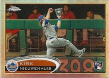 2012 Topps Chrome Kirk Nieuwenhuis Refractor SP RC #192  