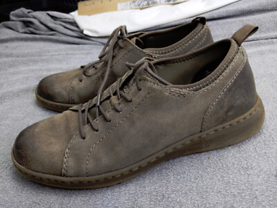 Born Taupe Distressed Mens 9 42 Comfort Casual Shoes Lace up Miles Ashram