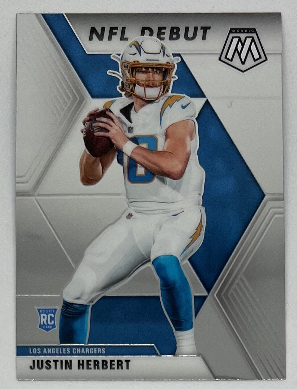 2020 Panini Mosaic Justin Herbert #263 Los Angeles Chargers