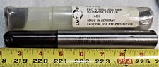 LMT-FETTE 1" Dia X 1" Shank X 2-3/4" LOC X 7-1/2" OAL Indexable Ball End Mill